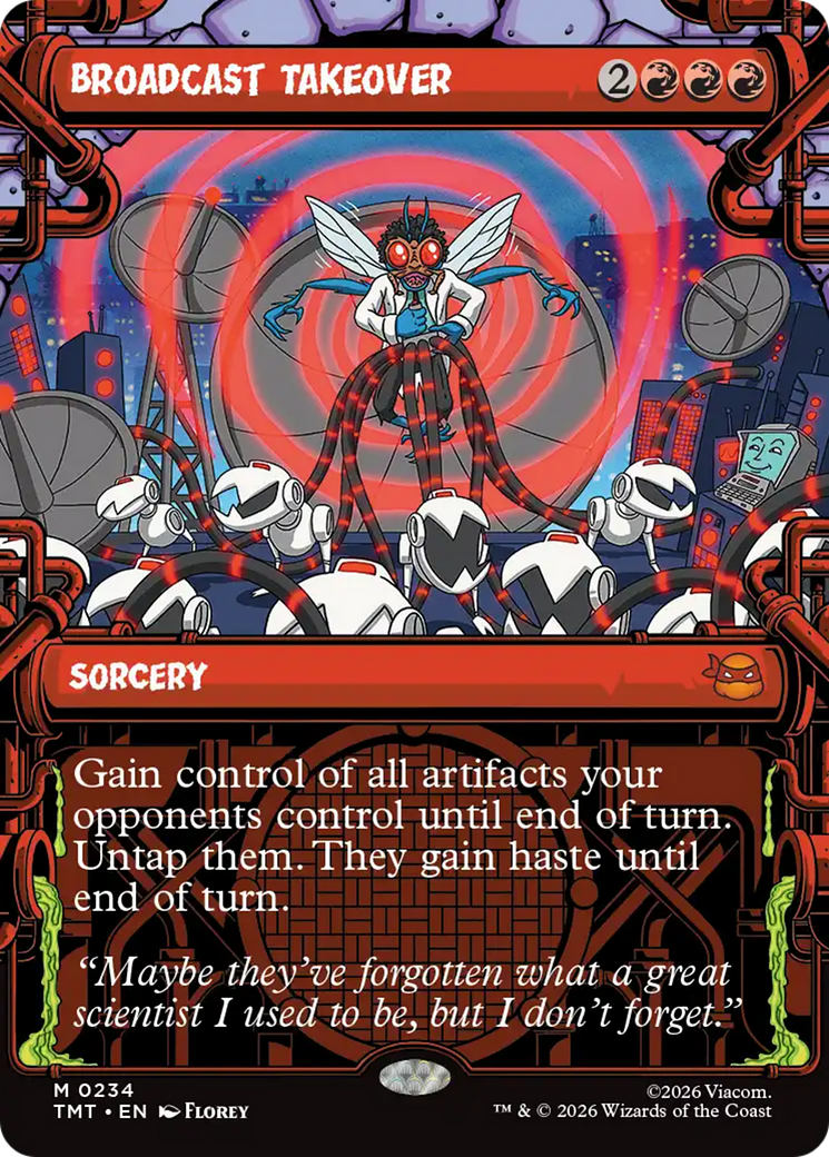 Broadcast Takeover (Showcase) [Teenage Mutant Ninja Turtles] | Shuffle n Cut Hobbies & Games