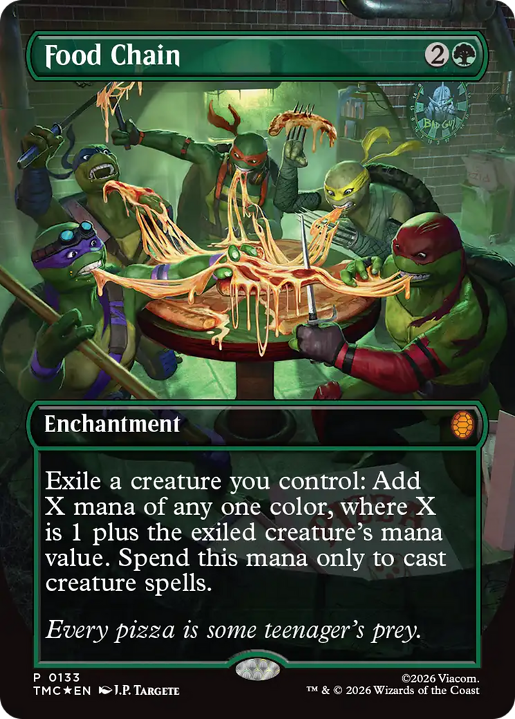 Food Chain (Borderless) [Teenage Mutant Ninja Turtles Commander] | Shuffle n Cut Hobbies & Games