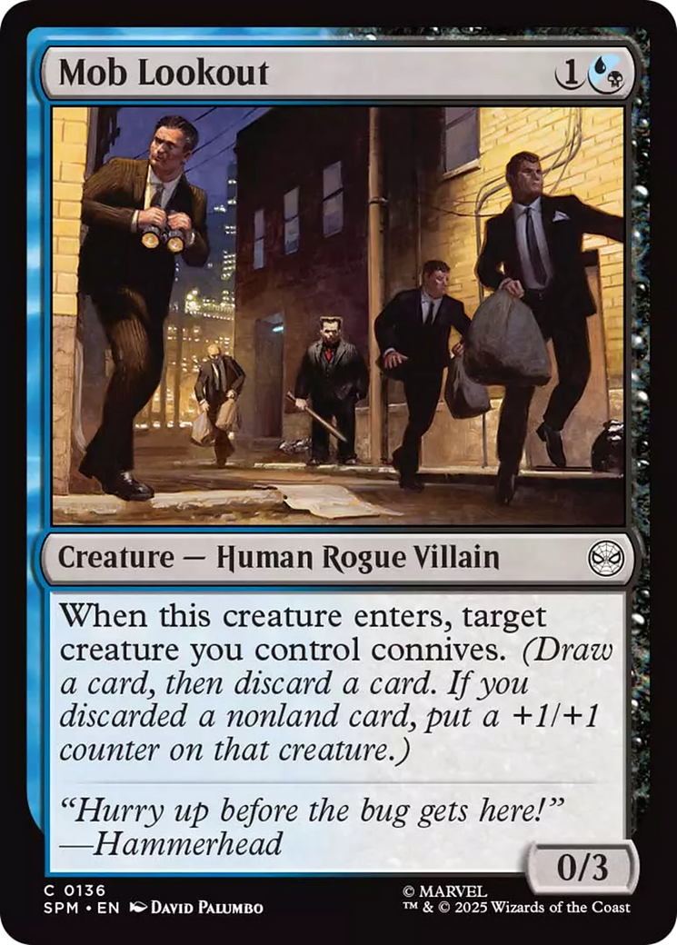 Mob Lookout [Marvel's Spider-Man] | Shuffle n Cut Hobbies & Games