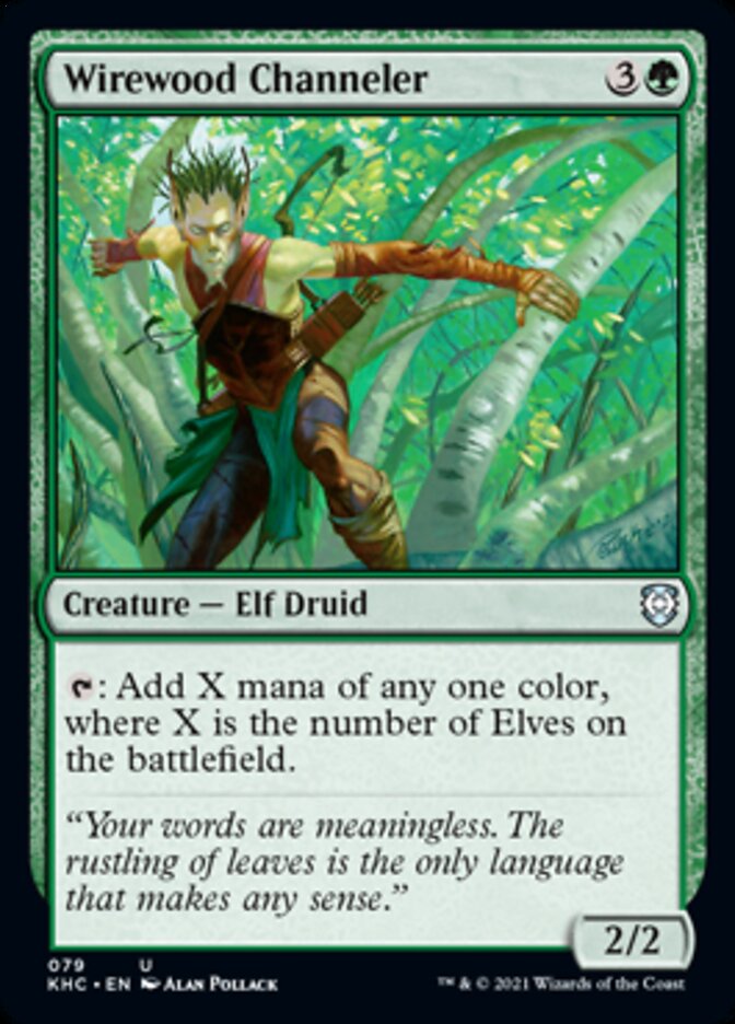 Wirewood Channeler [Kaldheim Commander] | Shuffle n Cut Hobbies & Games