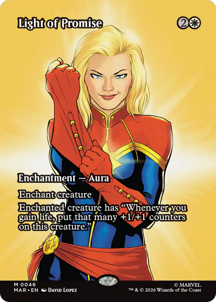 Light of Promise (Borderless) [Marvel Universe: Eternal-Legal] | Shuffle n Cut Hobbies & Games