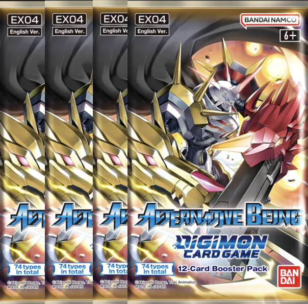 Alternative Being - Booster Pack  x 4 [EX-04] | Shuffle n Cut Hobbies & Games