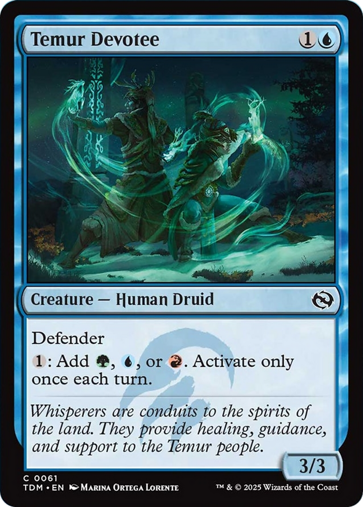 Temur Devotee [Tarkir: Dragonstorm] | Shuffle n Cut Hobbies & Games