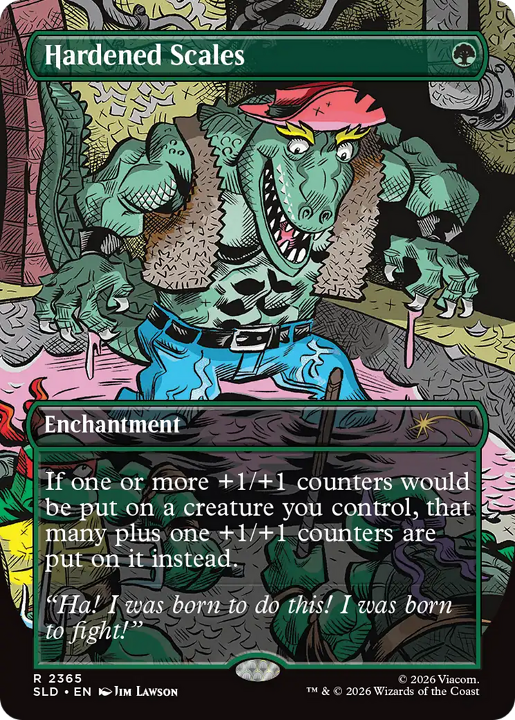 Hardened Scales [Secret Lair Drop Series] | Shuffle n Cut Hobbies & Games