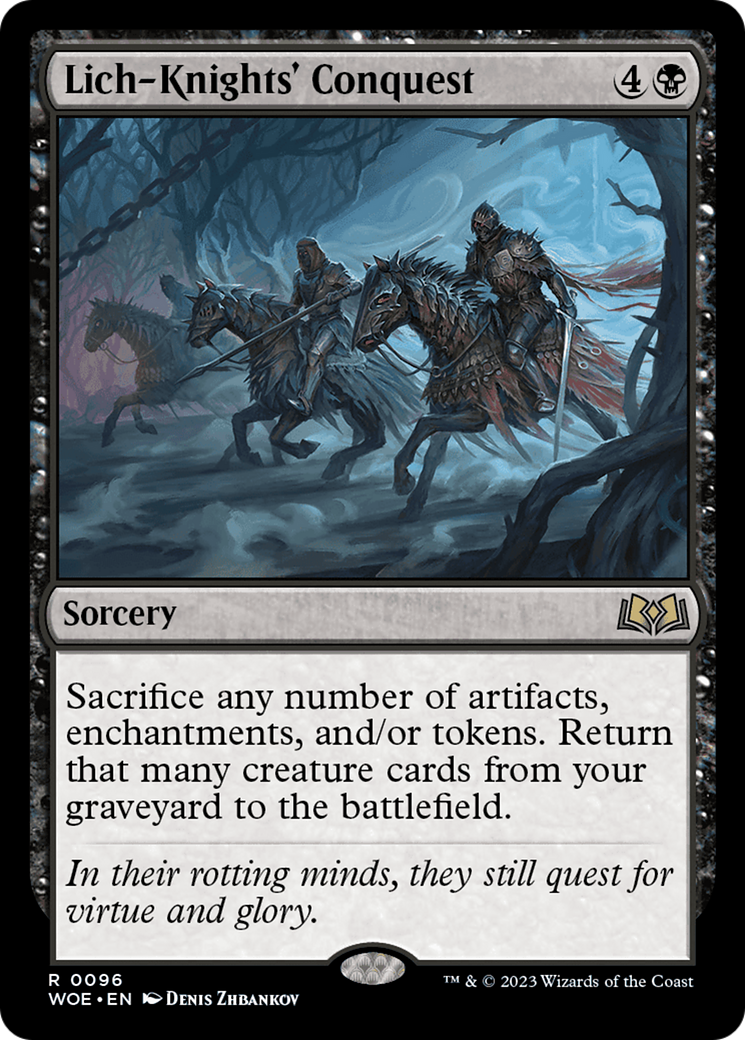 Lich-Knights' Conquest [Wilds of Eldraine] | Shuffle n Cut Hobbies & Games