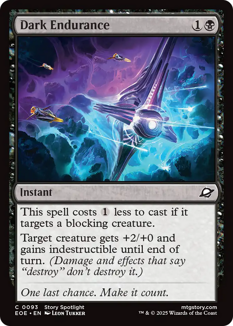 Dark Endurance [Edge of Eternities] | Shuffle n Cut Hobbies & Games