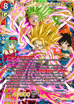 The Radiant Saiyans (BT15-154) [Saiyan Showdown] | Shuffle n Cut Hobbies & Games