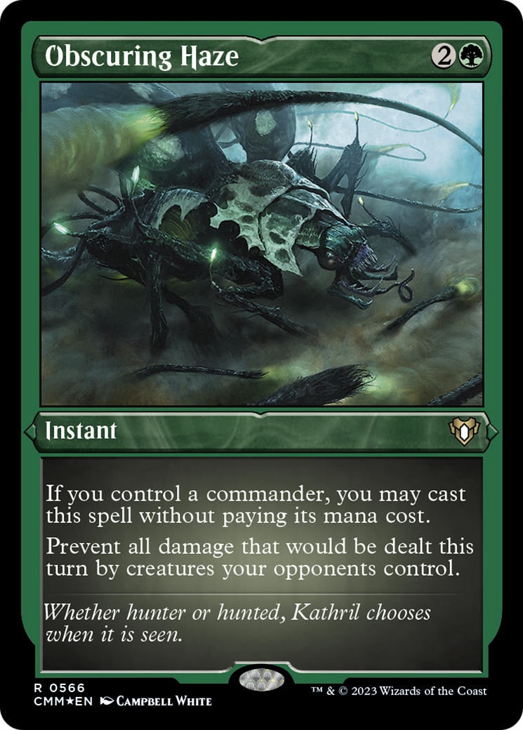 Obscuring Haze (Foil Etched) [Commander Masters] | Shuffle n Cut Hobbies & Games