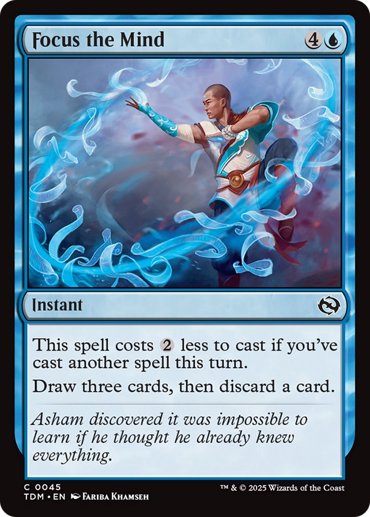 Focus the Mind [Tarkir: Dragonstorm] | Shuffle n Cut Hobbies & Games