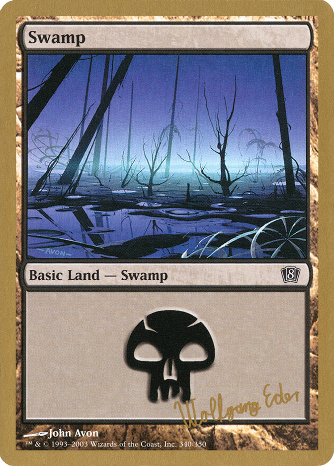 Swamp (we340) (Wolfgang Eder) [World Championship Decks 2003] | Shuffle n Cut Hobbies & Games
