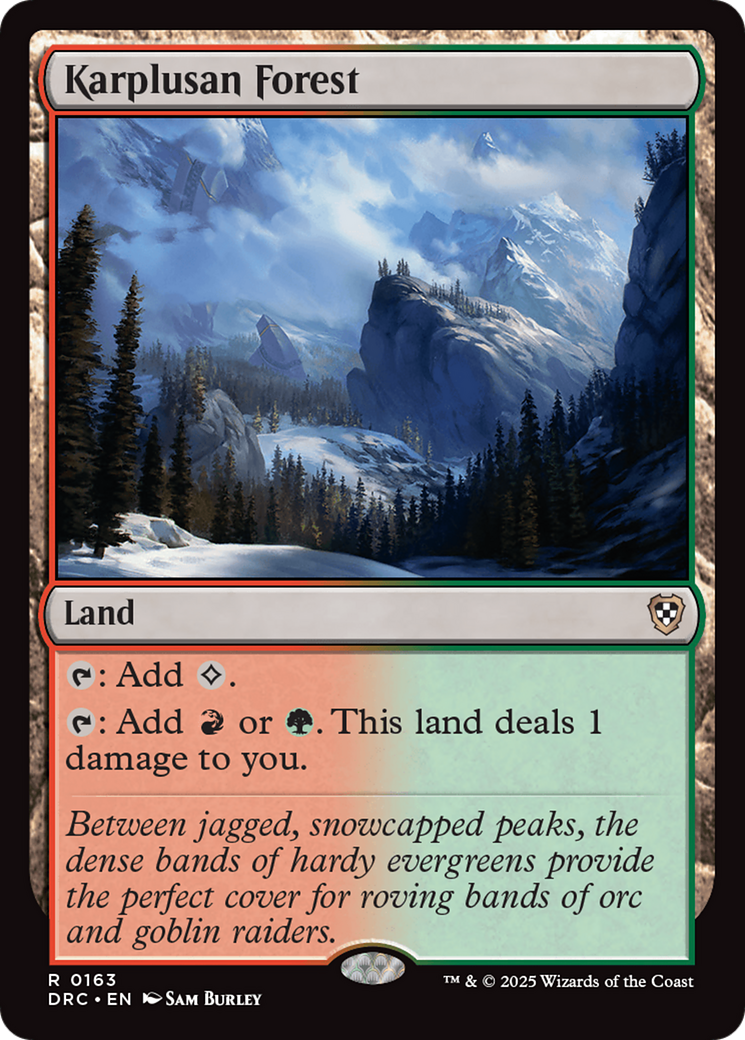 Karplusan Forest [Aetherdrift Commander] | Shuffle n Cut Hobbies & Games