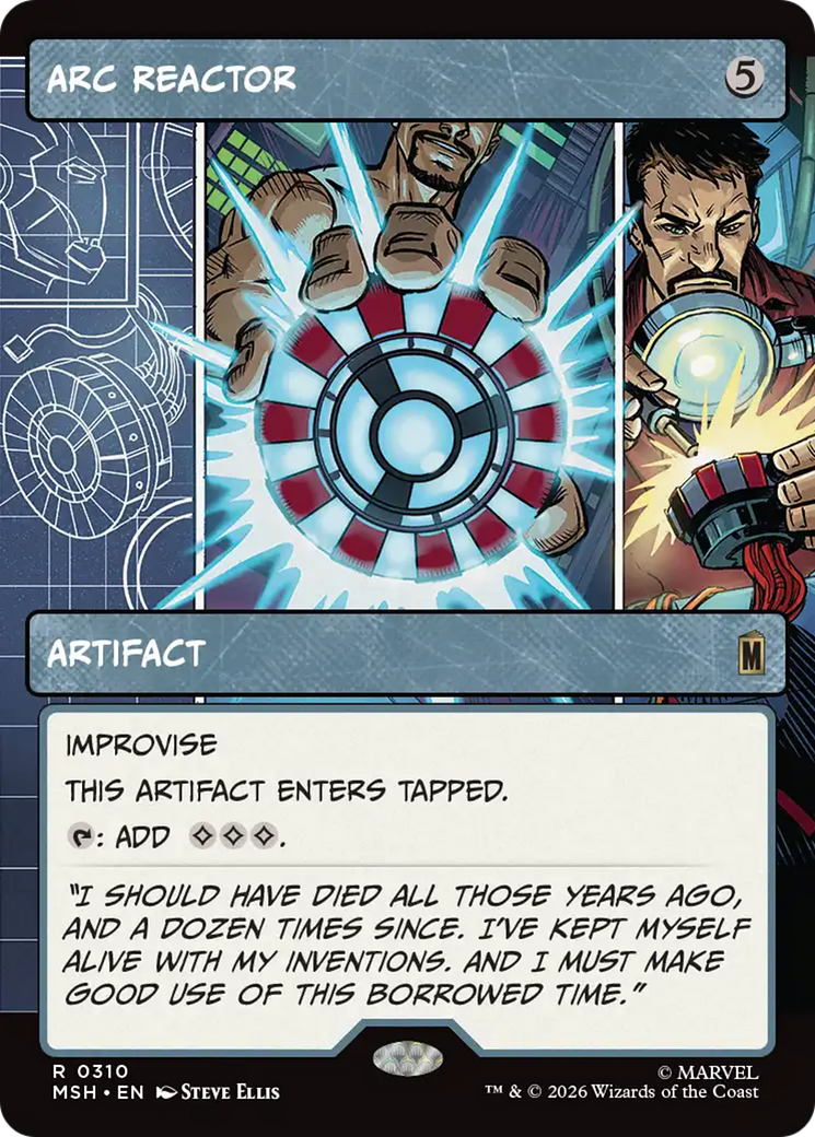 Arc Reactor (Borderless) [Marvel Super Heroes] | Shuffle n Cut Hobbies & Games