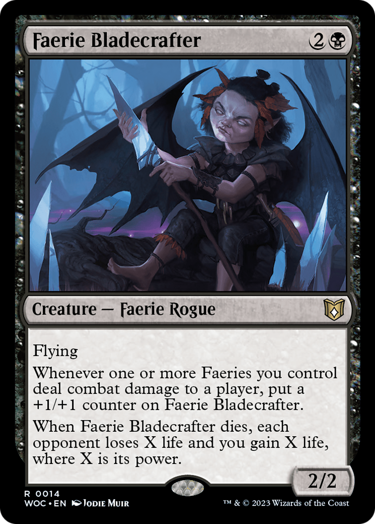 Faerie Bladecrafter [Wilds of Eldraine Commander] | Shuffle n Cut Hobbies & Games