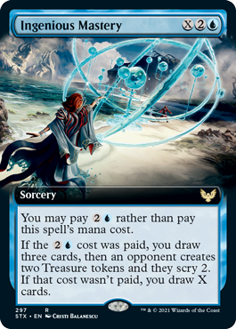 Ingenious Mastery (Extended Art) [Strixhaven: School of Mages] | Shuffle n Cut Hobbies & Games