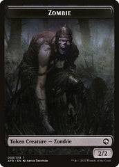 Zombie // Dog Illusion Double-Sided Token [Dungeons & Dragons: Adventures in the Forgotten Realms Tokens] | Shuffle n Cut Hobbies & Games