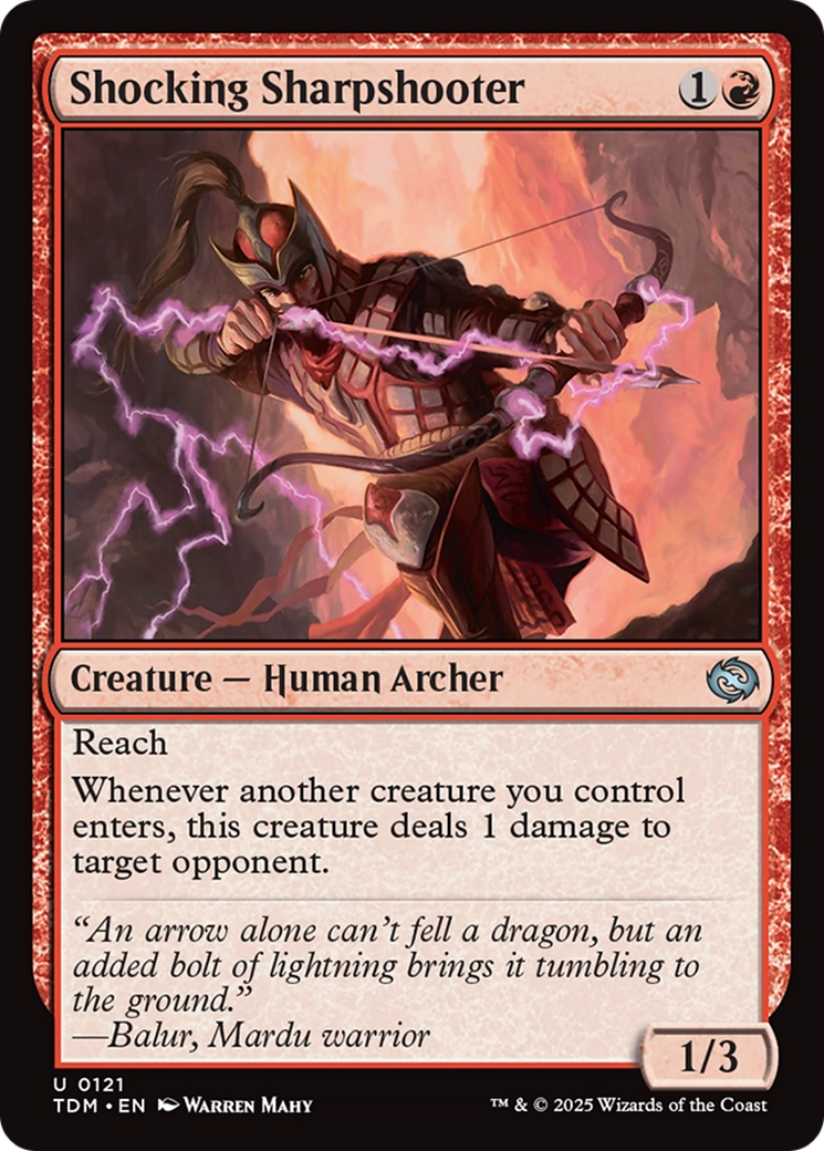 Shocking Sharpshooter [Tarkir: Dragonstorm] | Shuffle n Cut Hobbies & Games