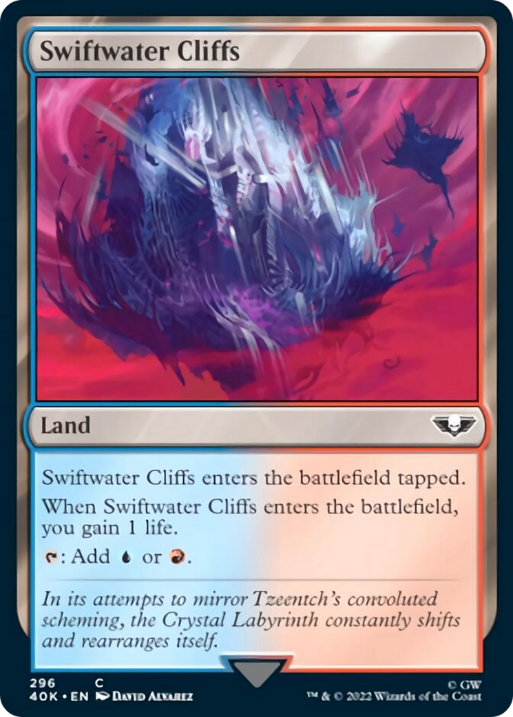 Swiftwater Cliffs (Surge Foil) [Warhammer 40,000] | Shuffle n Cut Hobbies & Games