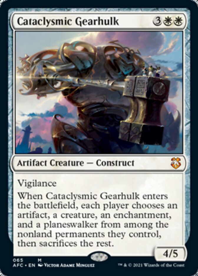 Cataclysmic Gearhulk [Dungeons & Dragons: Adventures in the Forgotten Realms Commander] | Shuffle n Cut Hobbies & Games