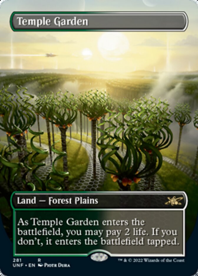 Temple Garden (Borderless) [Unfinity] | Shuffle n Cut Hobbies & Games