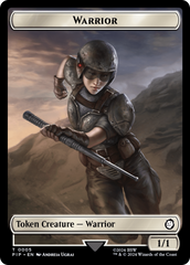 Radiation // Warrior Double-Sided Token [Fallout Tokens] | Shuffle n Cut Hobbies & Games