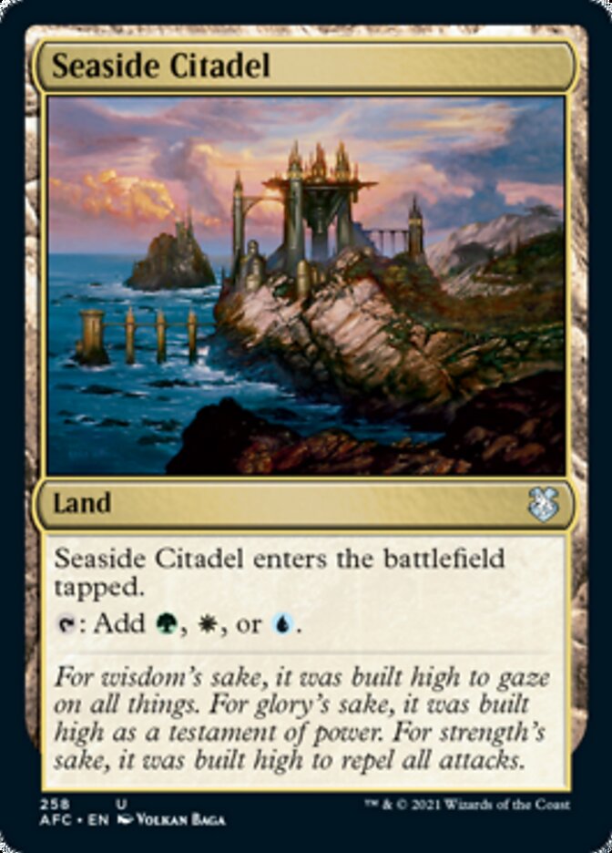 Seaside Citadel [Dungeons & Dragons: Adventures in the Forgotten Realms Commander] | Shuffle n Cut Hobbies & Games