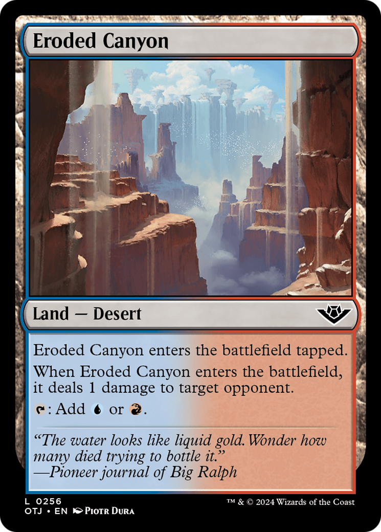 Eroded Canyon [Outlaws of Thunder Junction] | Shuffle n Cut Hobbies & Games