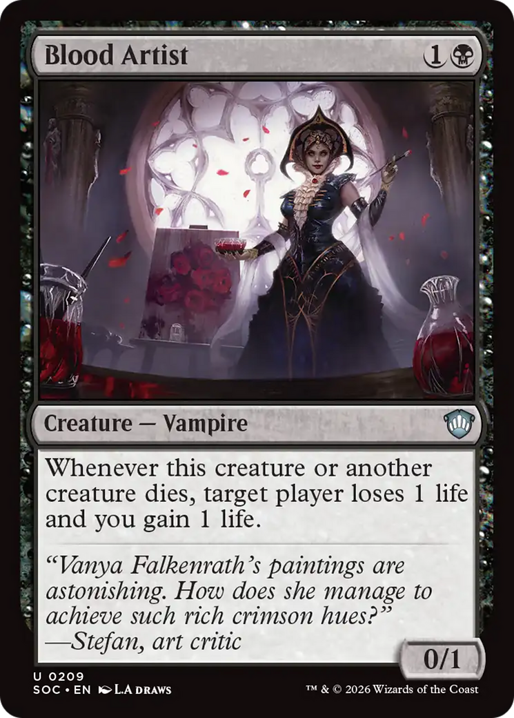 Blood Artist [Secrets of Strixhaven Commander] | Shuffle n Cut Hobbies & Games