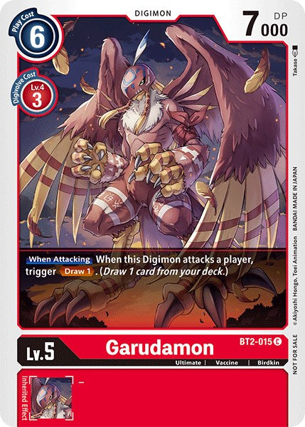 Garudamon [BT2-015] (Official Tournament Pack Vol.3) [Release Special Booster Promos] | Shuffle n Cut Hobbies & Games