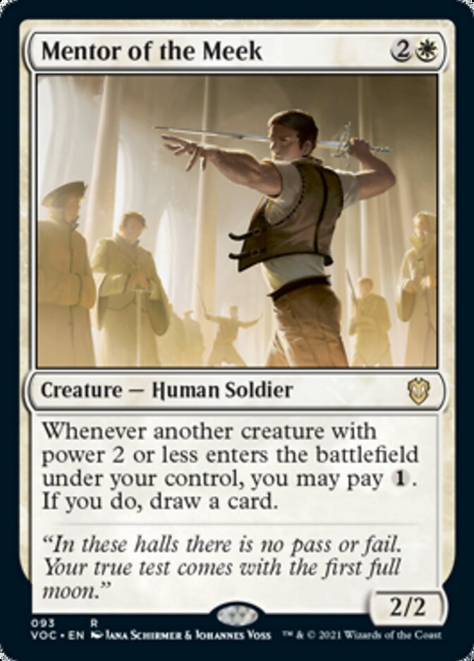 Mentor of the Meek [Innistrad: Crimson Vow Commander] | Shuffle n Cut Hobbies & Games