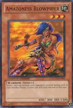 Amazoness Blowpiper [GLD3-EN007] Common | Shuffle n Cut Hobbies & Games