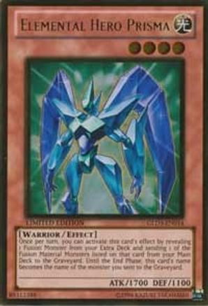 Elemental Hero Prisma [GLD3-EN014] Gold Rare | Shuffle n Cut Hobbies & Games