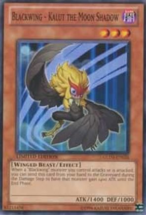 Blackwing - Kalut the Moon Shadow [GLD3-EN026] Common | Shuffle n Cut Hobbies & Games