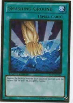 Smashing Ground [GLD3-EN042] Gold Rare | Shuffle n Cut Hobbies & Games