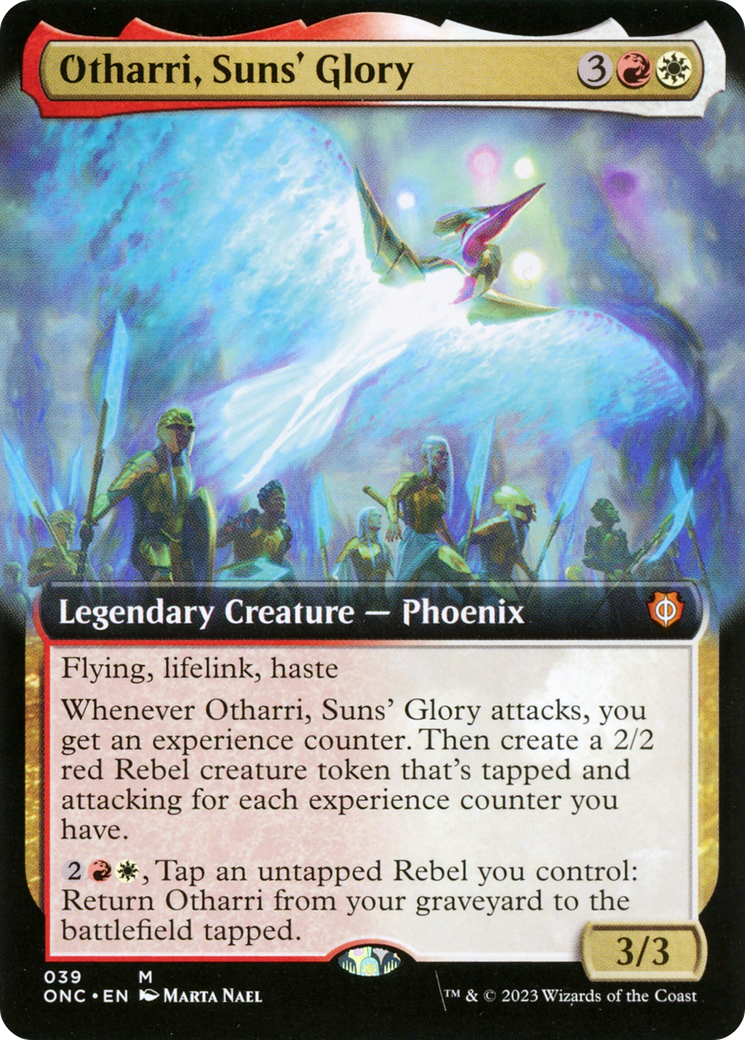 Otharri, Suns' Glory (Extended Art) [Phyrexia: All Will Be One Commander] | Shuffle n Cut Hobbies & Games