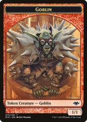 Goblin (010) // Wrenn and Six Emblem Double-Sided Token [Modern Horizons Tokens] | Shuffle n Cut Hobbies & Games
