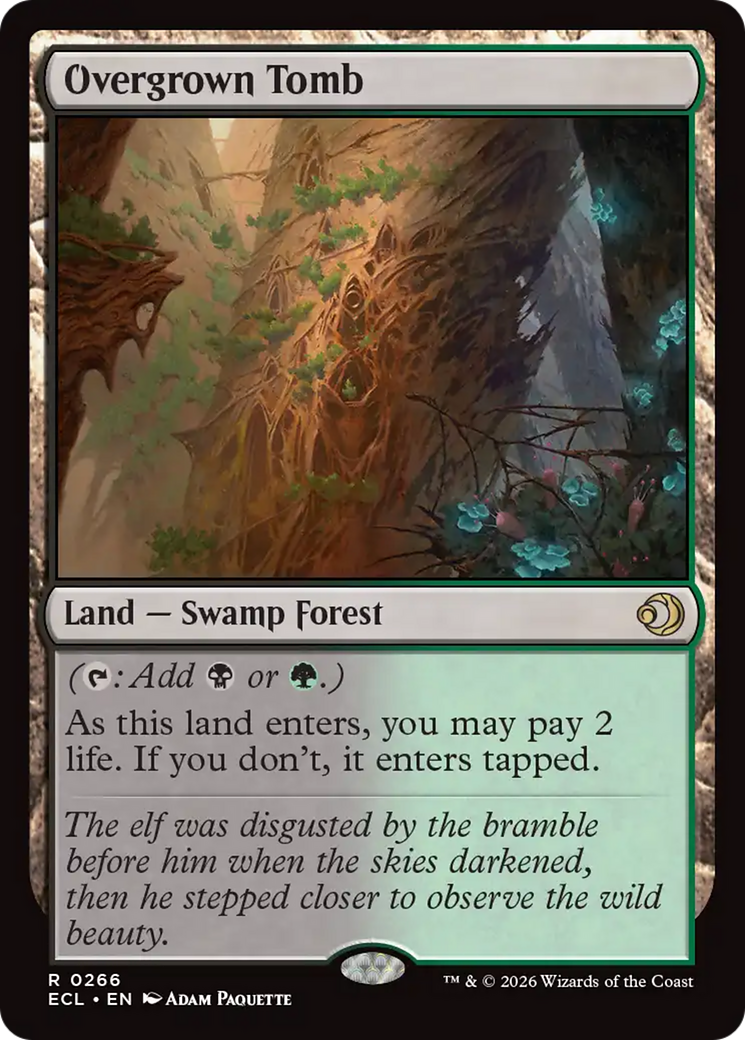 Overgrown Tomb [Lorwyn Eclipsed] | Shuffle n Cut Hobbies & Games