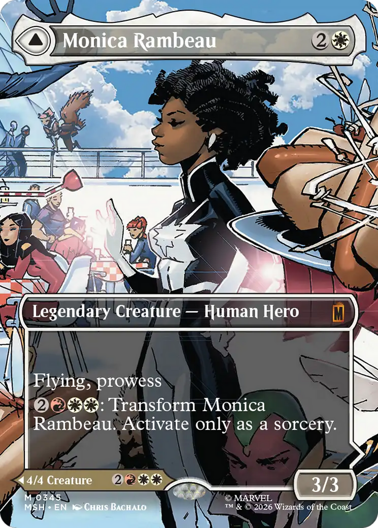 Monica Rambeau (Borderless) (0345) [Marvel Super Heroes] | Shuffle n Cut Hobbies & Games