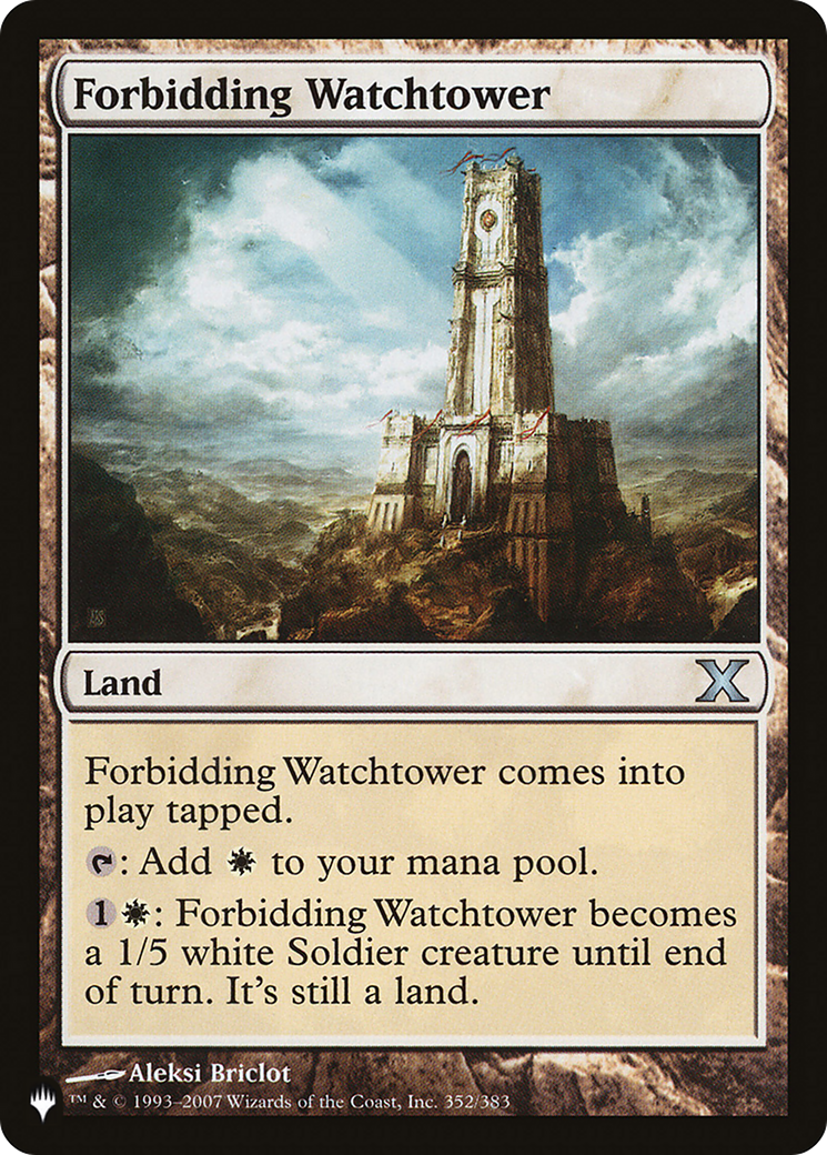 Forbidding Watchtower [The List] | Shuffle n Cut Hobbies & Games