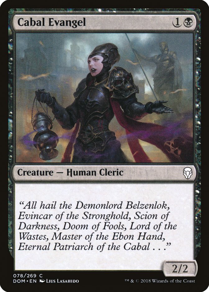 Cabal Evangel [Dominaria] | Shuffle n Cut Hobbies & Games