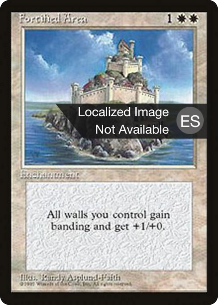 Fortified Area [Fourth Edition Foreign Black Border] | Shuffle n Cut Hobbies & Games