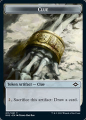 Clue (15) // Crab Double-Sided Token [Modern Horizons 2 Tokens] | Shuffle n Cut Hobbies & Games