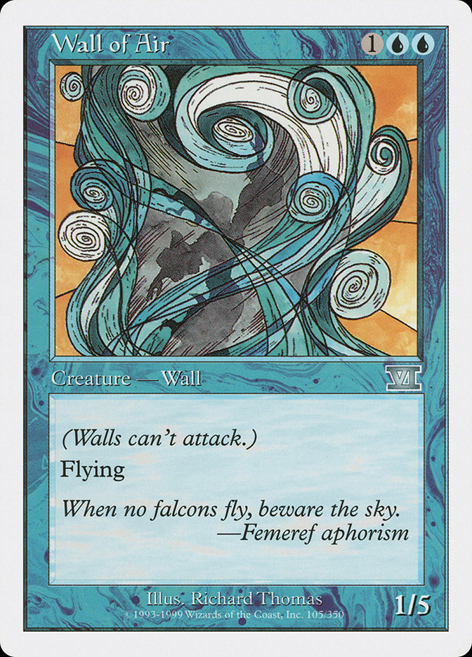 Wall of Air [Classic Sixth Edition] | Shuffle n Cut Hobbies & Games