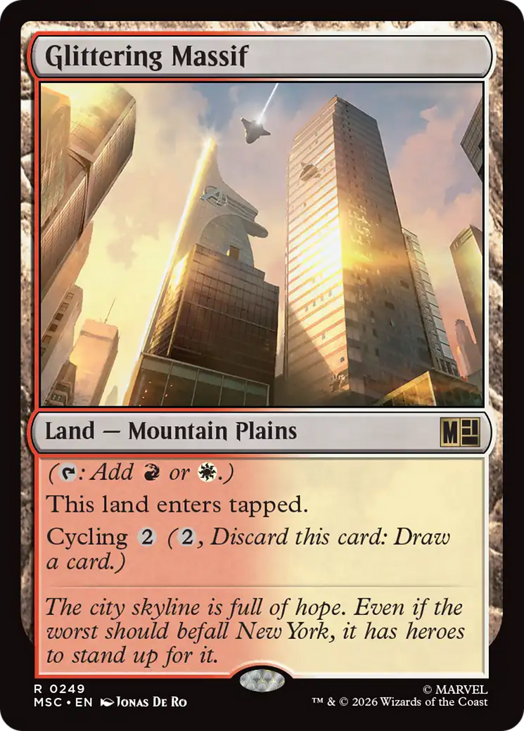 Glittering Massif [Marvel Super Heroes Commander] | Shuffle n Cut Hobbies & Games