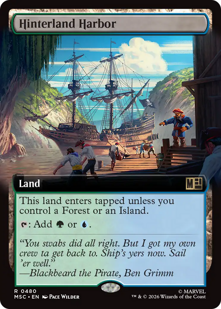Hinterland Harbor (Extended Art) [Marvel Super Heroes Commander] | Shuffle n Cut Hobbies & Games