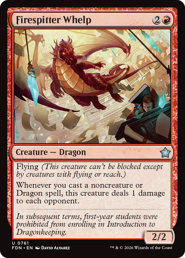 Firespitter Whelp (0761) [Foundations] | Shuffle n Cut Hobbies & Games