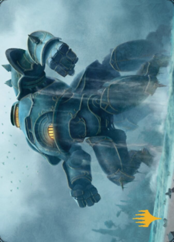 Depth Charge Colossus Art Card (Gold-Stamped Planeswalker Symbol) [The Brothers' War Art Series] | Shuffle n Cut Hobbies & Games