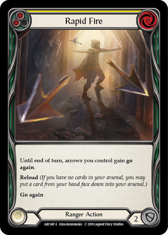 Rapid Fire [ARC047-S] (Arcane Rising)  1st Edition Normal | Shuffle n Cut Hobbies & Games