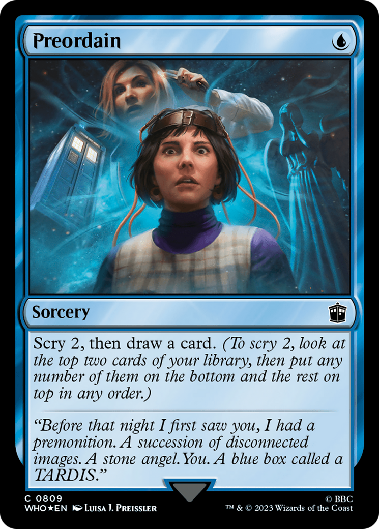 Preordain (Surge Foil) [Doctor Who] | Shuffle n Cut Hobbies & Games