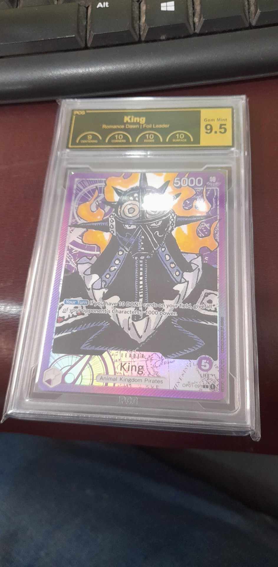 King (Parallel-PCG Graded 9.5) [Romance Dawn] | Shuffle n Cut Hobbies & Games