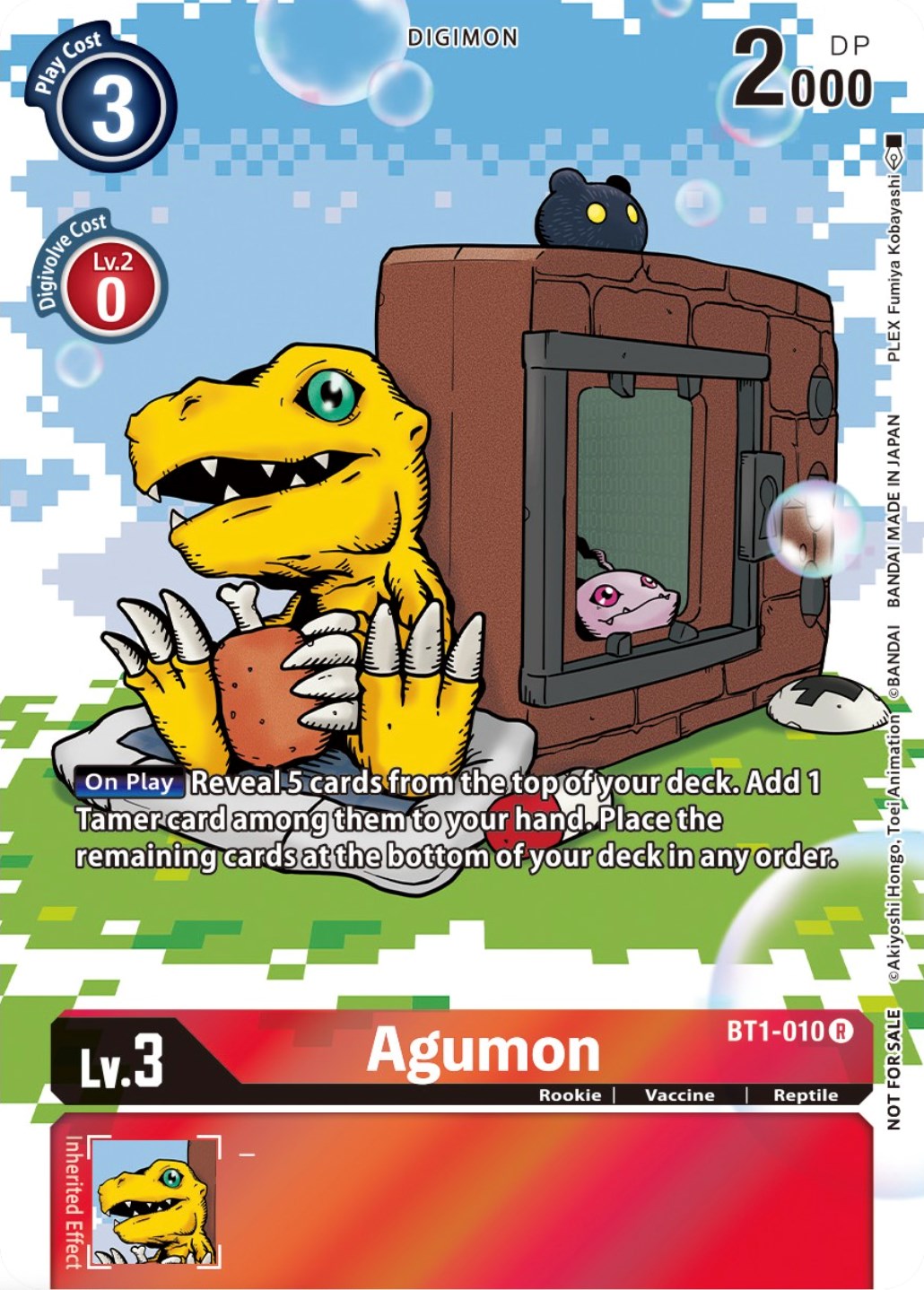 Agumon [BT1-010] (25th Special Memorial Pack) [Release Special Booster Promos] | Shuffle n Cut Hobbies & Games